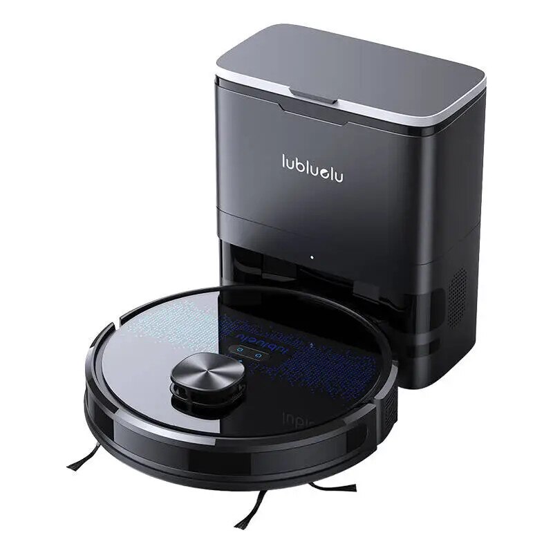 Aspirator robot Lubluelu SL60 Plus, navigare LiDAR, mopare, negru, 120 min autonomie