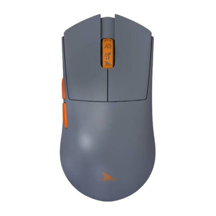 Геймърска мишка Darmoshark M3s PRO, безжична, 26000 DPI, 8 бутона, сива, 122.7x62.5x37.8mm