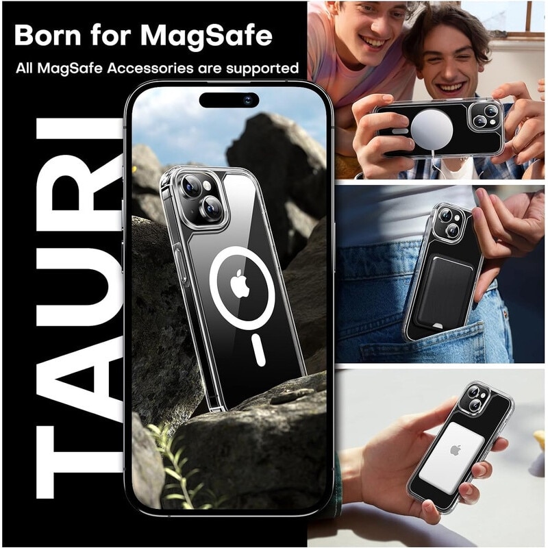 Husa pentru iPhone 12 Pro, rezistenta la ingalbenire, grip confortabil, transparenta, 6.1 inch, set cu 2 folii de sticla temperata