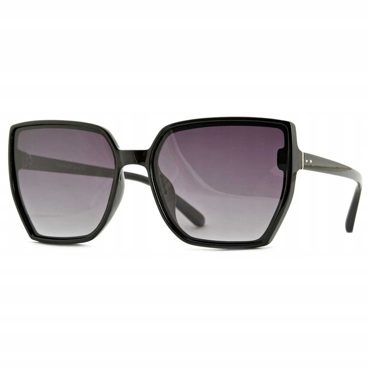 Ochelari de soare polarizati cu etui si laveta, UV 400, negru, 59-13-140