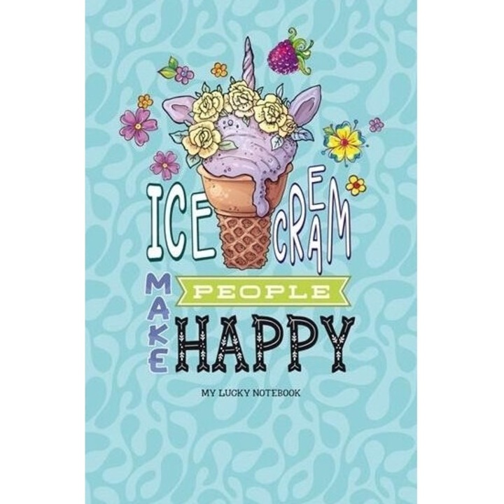 Тетрадка Fresh, 64 разлиновани страници, декоративна корица със сладолед, 143x210мм
