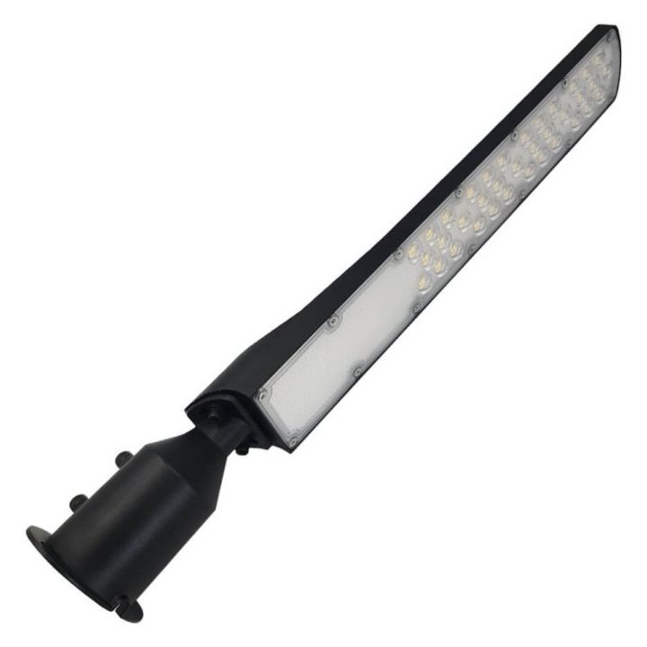 Utcai lámpa 100 W OSRAM chip, AREA FLEX, IP65 kültéri, 4000K, 12000Lm, állítható szög, alumínium, fekete