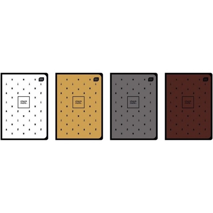 10 darab A5-ös füzet készlet, Interdruk, Soft Touch Chessi, 215x162 mm