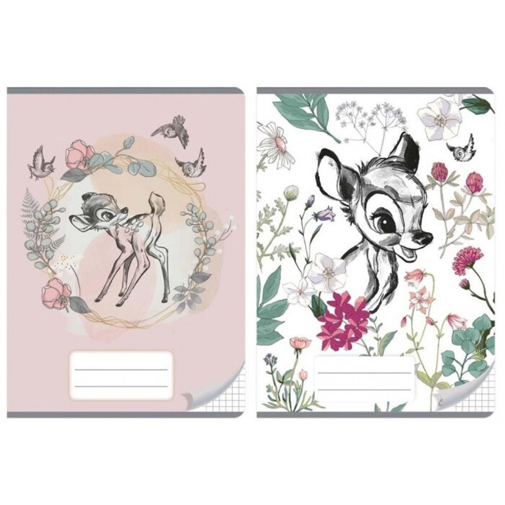 10 darab A5-ös füzet szett, Beniamin, Bambi, kockás, 32 lapos, 209x157mm