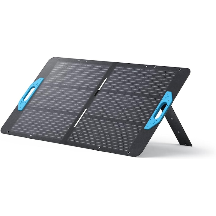 Соларен панел Anker Solix PS100, Сгъваемо соларно зарядно устройство 100W, IP67, Съвместим с Anker Powerhouse 521, 535 и 757 (Solix F1200)