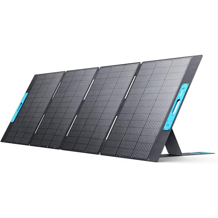 Соларен панел Anker Solix PS400, Сгъваемо соларно зарядно устройство 400W, IP67, Съвместим с Anker 767 Powerhouse