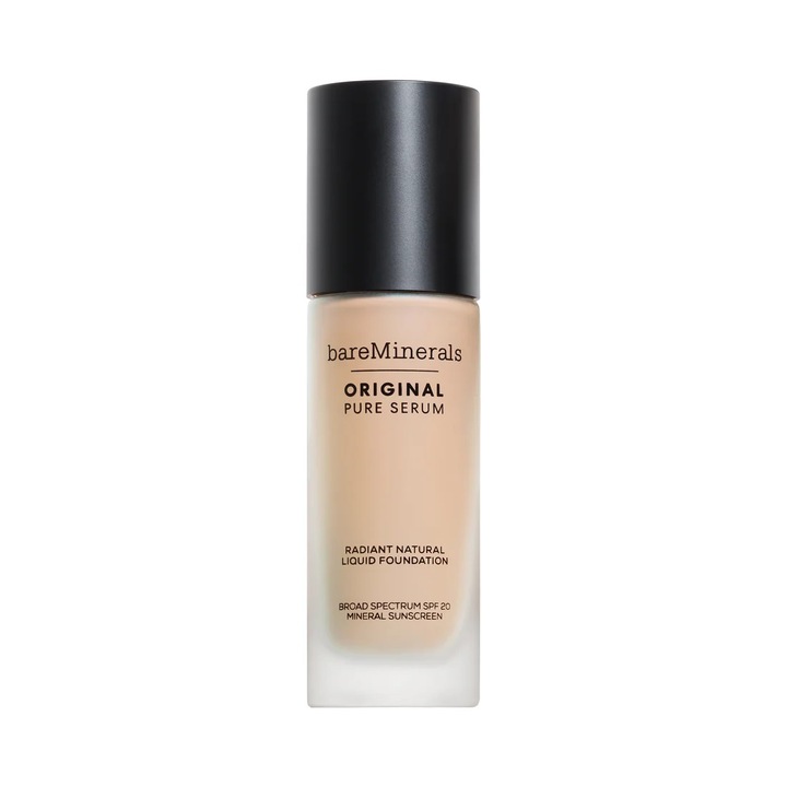 Fond de ten mineral infuzat cu ser facial, bareMinerals ORIGINAL PURE SERUM, 1.5 fair cool, 30 ml