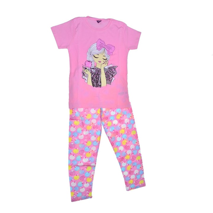 Pizsama lányoknak Mini Junior PJ-29928, Pink 109837