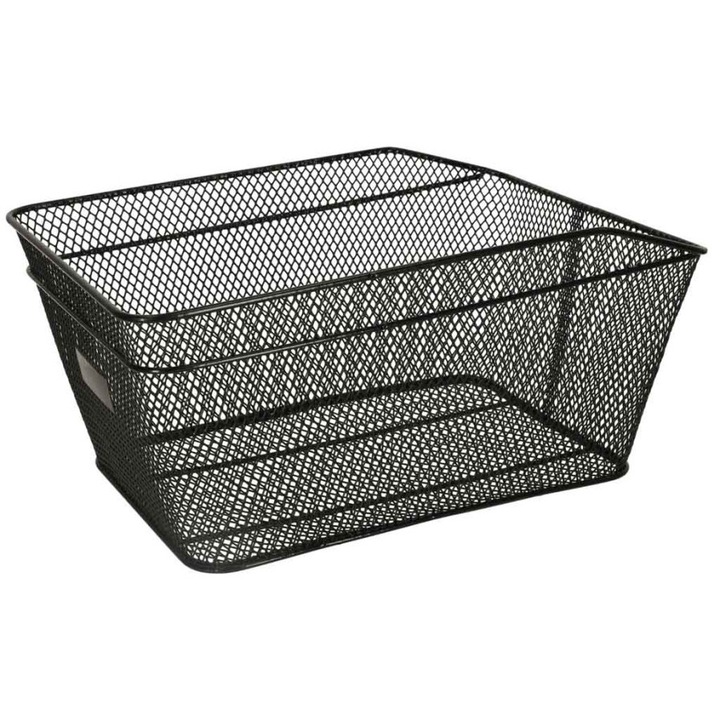 Cos metal bicicleta pentru portbagaj spate, 41 x 28, 5 x 19 cm