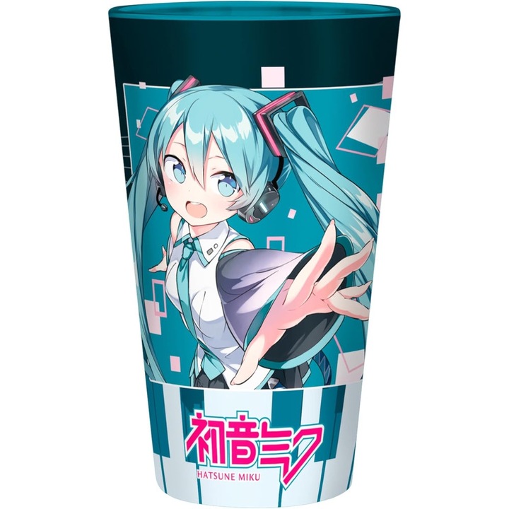 Pohár Hatsune Miku, 400ml, Musical City