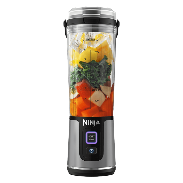 Акумулаторен блендер Ninja Blast BC151EUNV, 300W, 530 мл, Литиево-йонна батерия, Черен