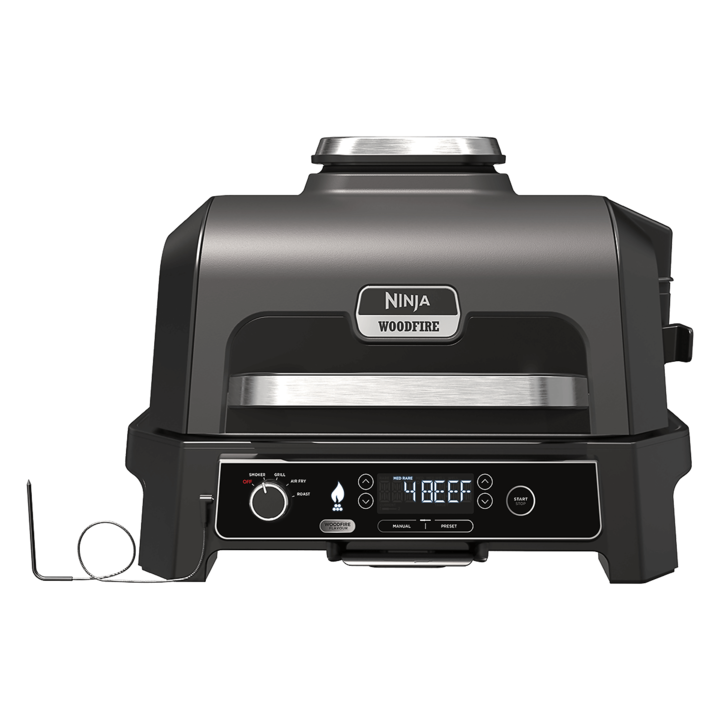 Gratar electric Ninja Pro XL OG850EU, 1700W, 4 in 1, sistem smart cook, negru