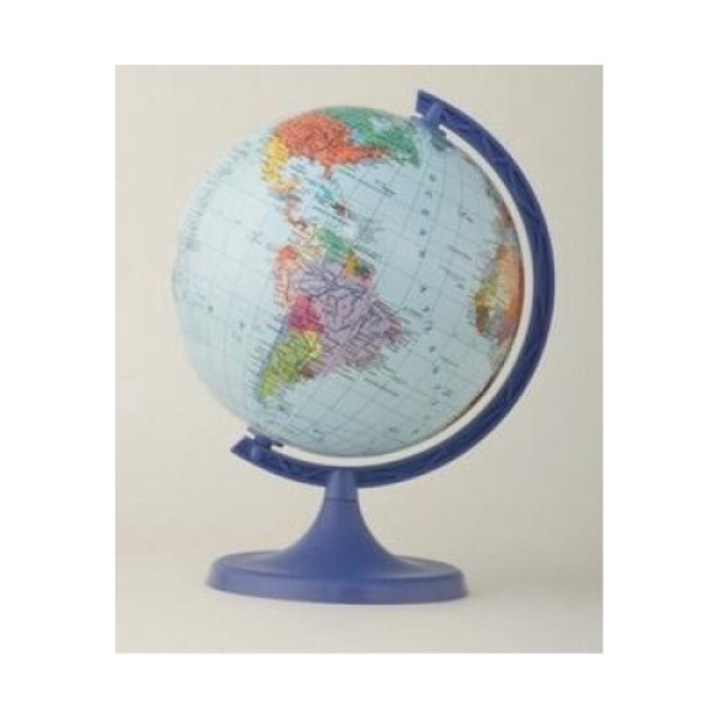 Glob pamantesc politic, Zachem, 16cm, cieciwa si suport plastic, 2021
