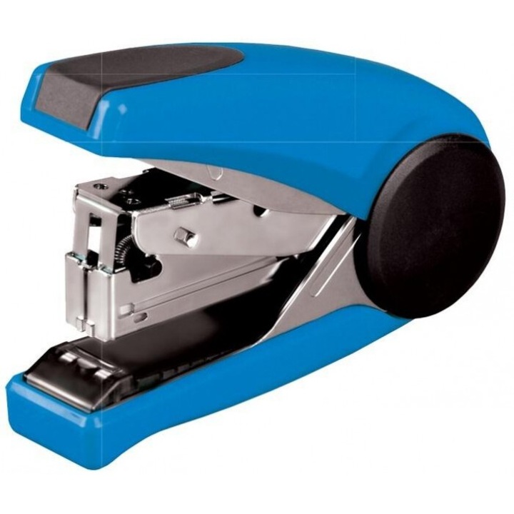 Tűzőgép One-Touch Tetis, 40 lap kapacitás, fekete/kék, 45mm