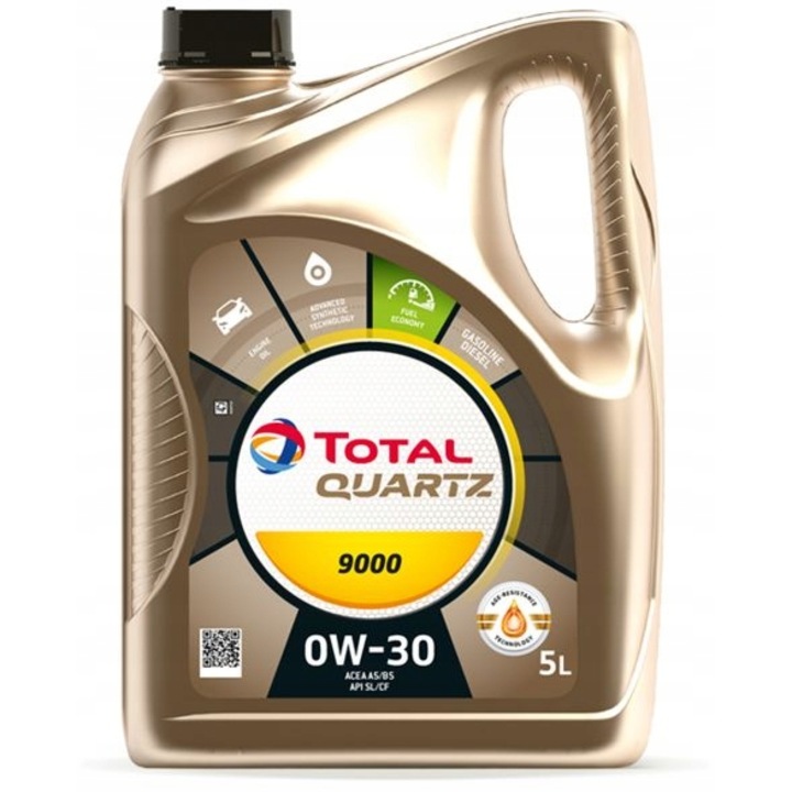 Синтетично моторно масло, Total, 5L