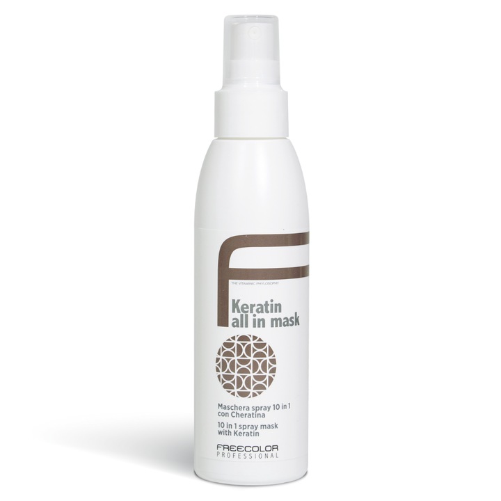 Freecolor Professional Keratin All-in Mask 10in1-Masca spray cu keratina