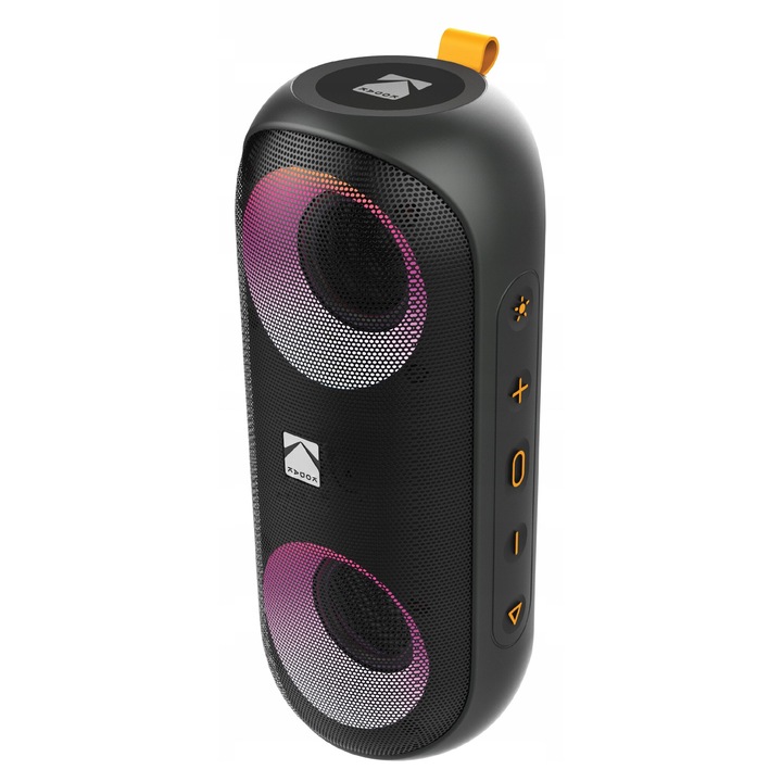 Bluetooth hangszóró, HiFi RGB, 20W, vízálló IPX6, TWS sztereó / Kodak PWS-2233