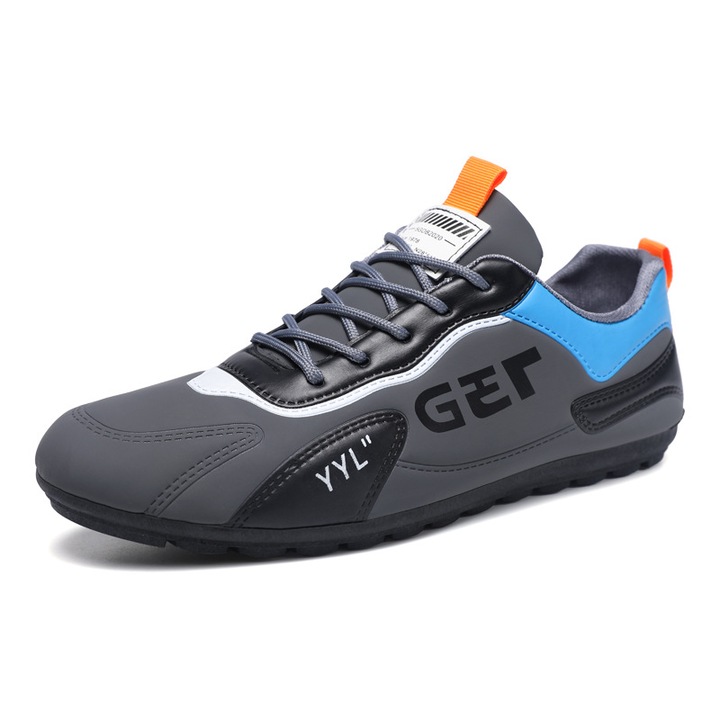 Cipők Ökológiai bőr, szürke, Szürke