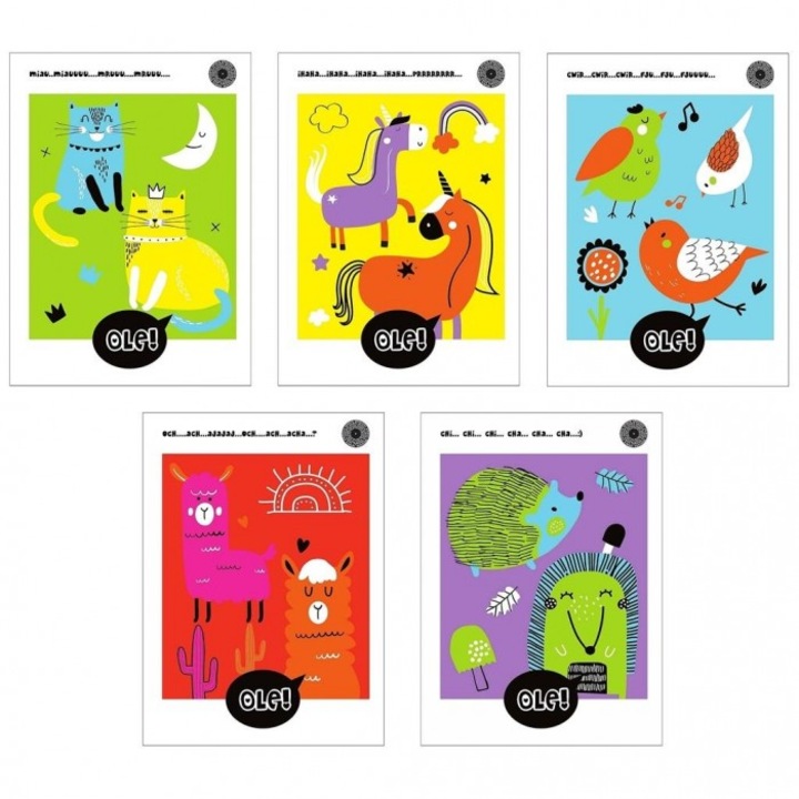 25 darab A5/32K vonalas füzet Ole!, Ziemia Obiecana, 170x229 mm készlet