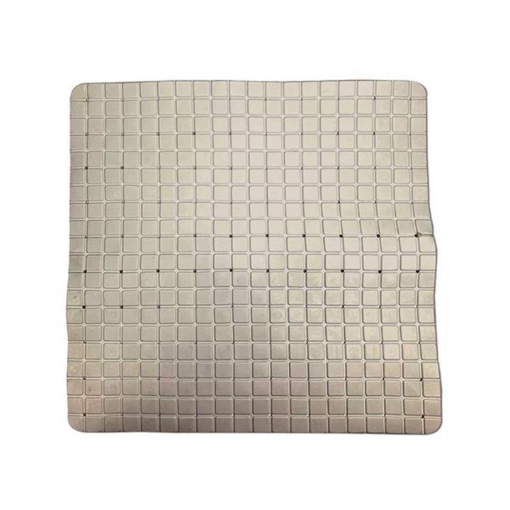 Covor antiderapant cada dus, Frandis, 50x50cm, bej nisip, model 195166