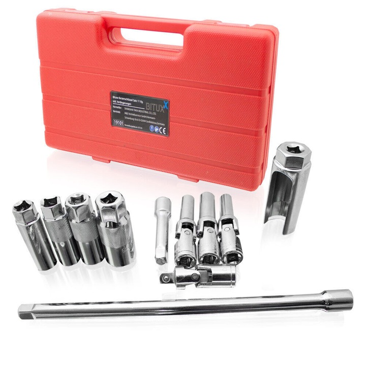 Set de chei pentru bujii de aprindere, 11 bucati, Bituxx