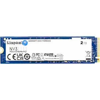 Solid State Drive (SSD) Kingston NV3, 2TB, PCIe 4.0 NVMe, M.2.