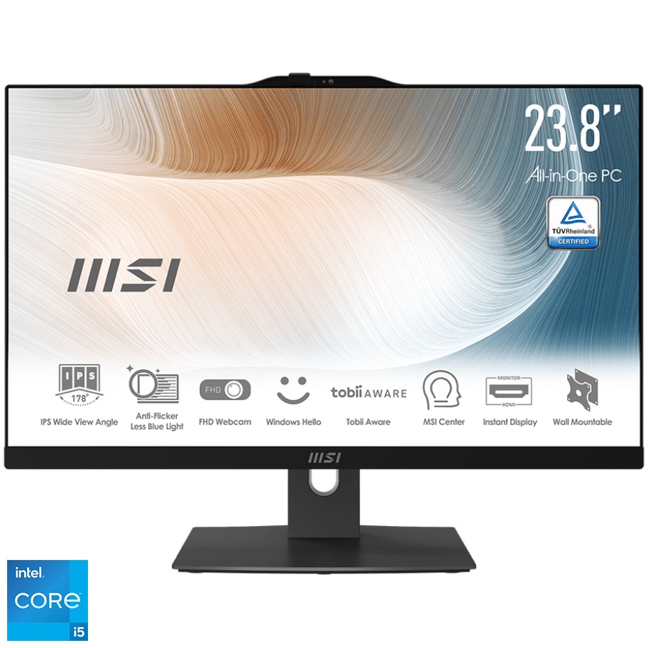 Sistem All-in-One Lenovo cu procesor Intel® Core™ i5-8400T pana la