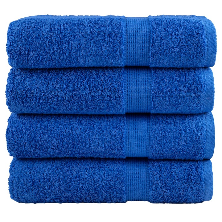 Prosoape de maini premium vidaXL, SOLUND, 4 buc, 50x100cm, 600gsm, 1.07 kg