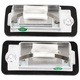 M MODECAR LED rendszámtábla világítás Audi A3 (8P) 2003-2008, S3 2003-2009, A4 B6/B7 2000-2008, A6 C6 2004-2009, A8 D3 2002-2007, Q7 2006-2009, CAN-BUS kompatibilis, Plug & Play 3528 SMD 4W, Fehér, 2 db