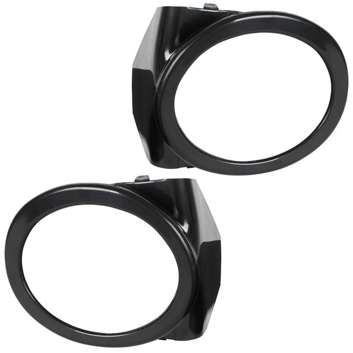 Set 2 rame halogen BMW 3 E46 MODECAR, negru, 1997-2004, stanga/dreapta