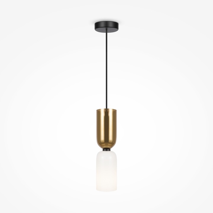 Пендел MEMORY, бяло/злато, диаметър 8 см - MAYTONI