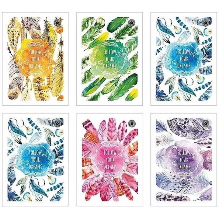 5 db B5 füzetkészlet, Ziemia Obiecana, laminált, 160 lap, többszínű