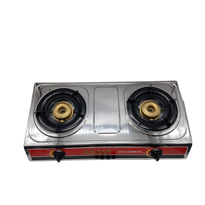 Aragaz plita metalica doua ochiuri, alimentare GPL Butelie 70x37x9 cm