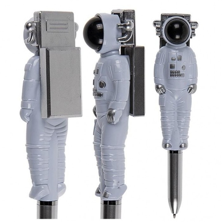 Set pixuri astronaut, Ziemia Obiecana, 24 bucati, alb/gri