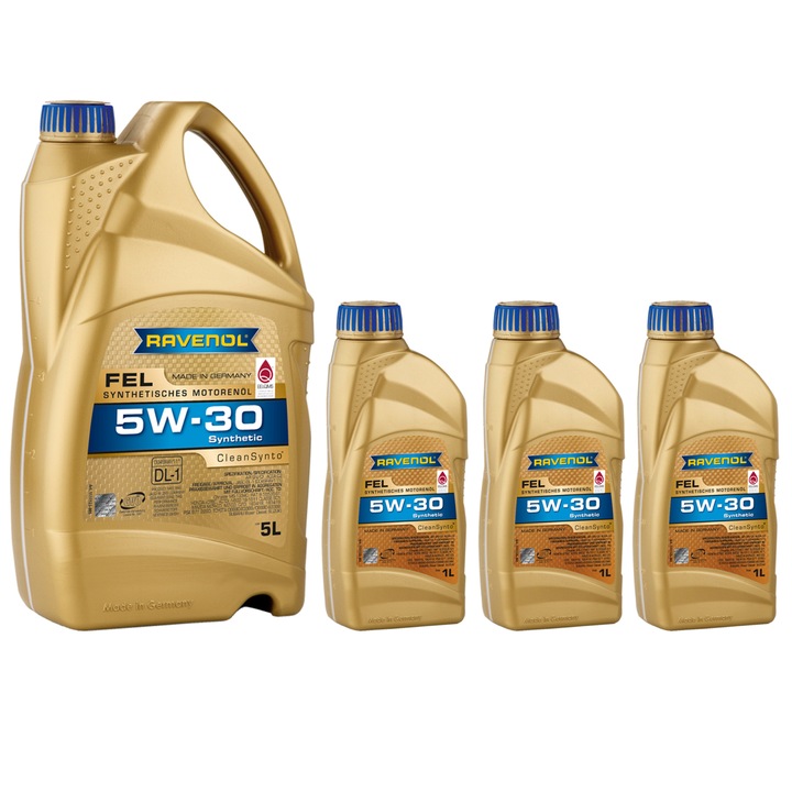 Pachet 8 Litri ulei Ravenol FEL 5W30