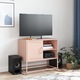 Dulap TV vidaXL, roz, 68x39x60,5 cm, otel, 10.3 kg