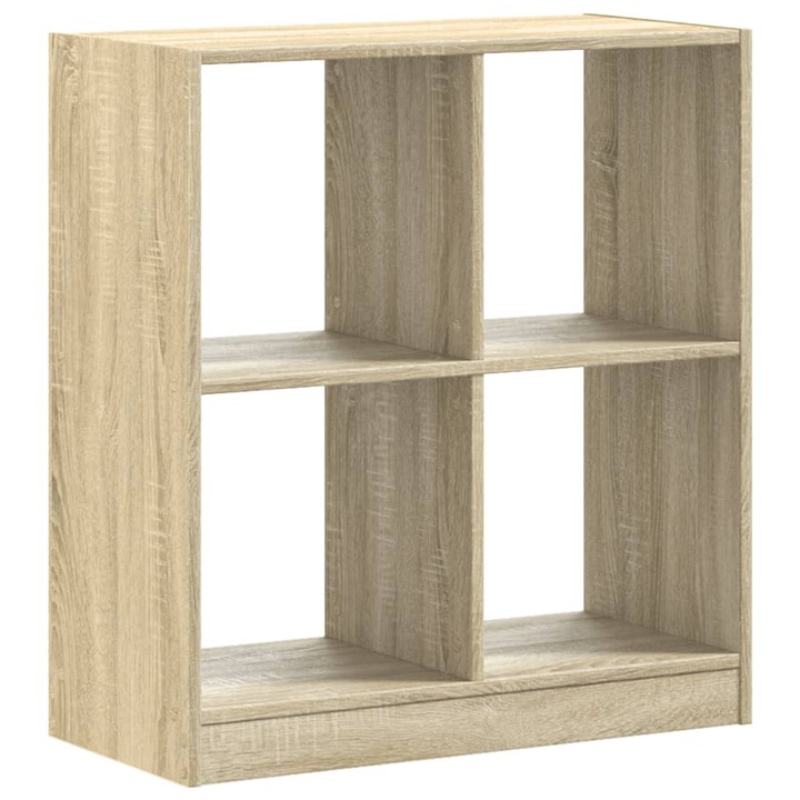 VidaXL sonoma tölgy színű szerelt fa könyvespolc 68, 5 x 32 x 75 cm 15.2 kg