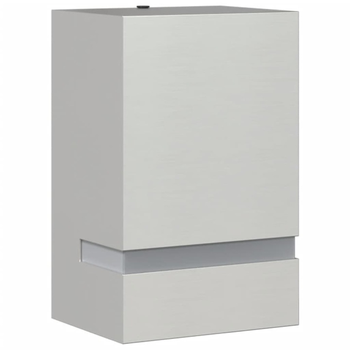 Corp de iluminat exterior de perete vidaXL, argintiu, otel inoxidabil, 0.52 Kg