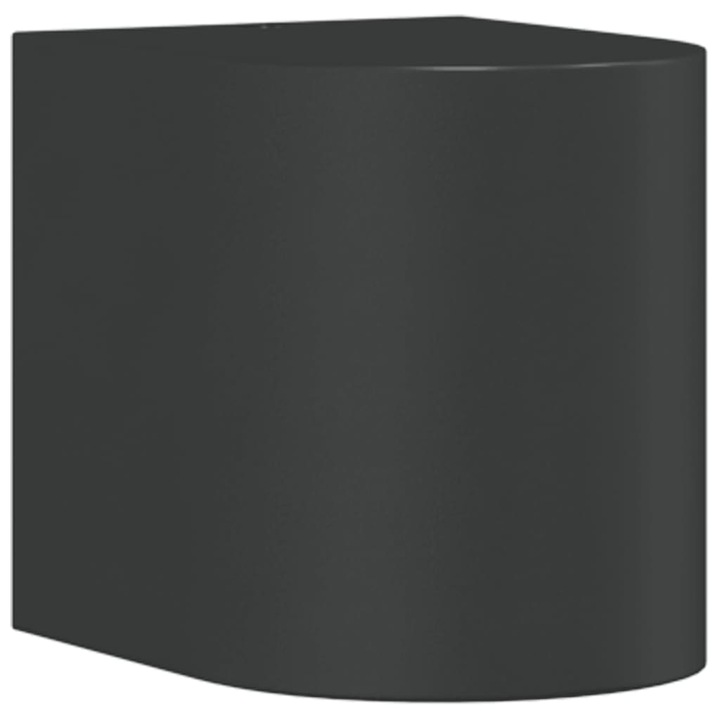 Lampa exterioara de perete vidaXL, negru, aluminiu turnat sub presiune, 0.28 Kg