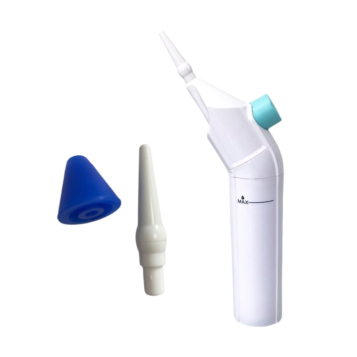 Устен иригатор, преносим, капацитет 90 ml, бял, 21x4.5x3.5cm