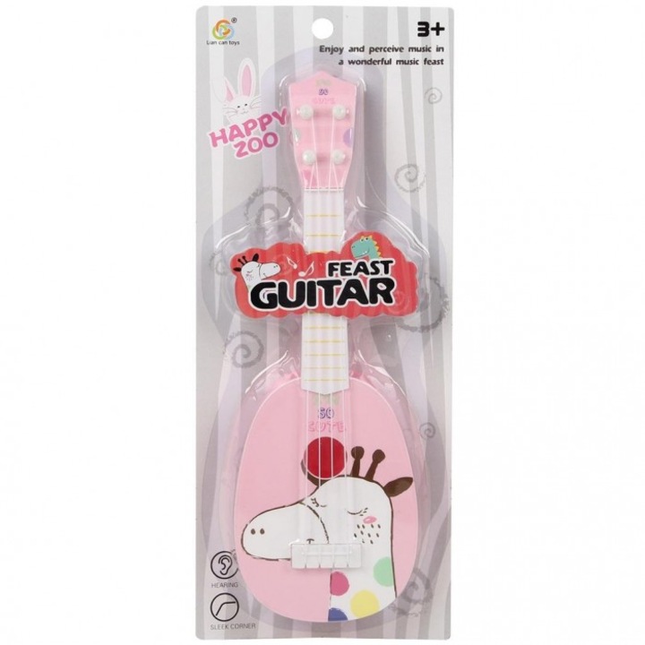 Chitara de jucarie Trifox, plastic, 3+, 170x425mm, multicolor