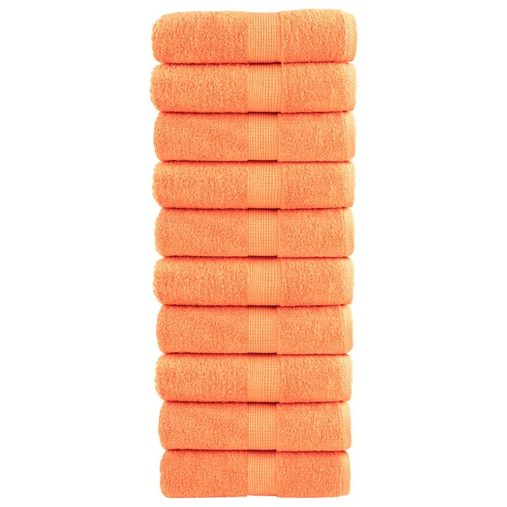 SOLUND vidaXL prémium vendégtörölközők, 10 db, 30x50 cm, 600 gsm, 0.82 kg