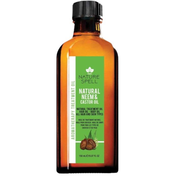 Ulei pentru par si piele cu Neem si Ricin Nature Spell Neem & Castor Oil for Hair and Skin 150 ml