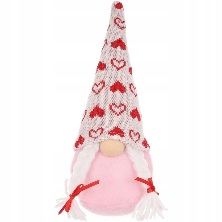 Elf 20cm Decor Valentine's Day fata roz