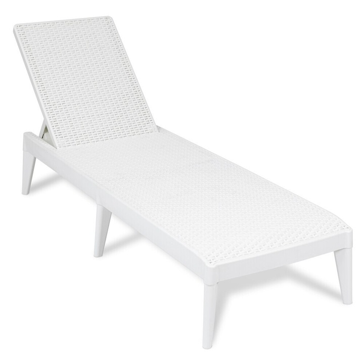 Toomax Numana white műanyag kerti nyugágy - fehér
