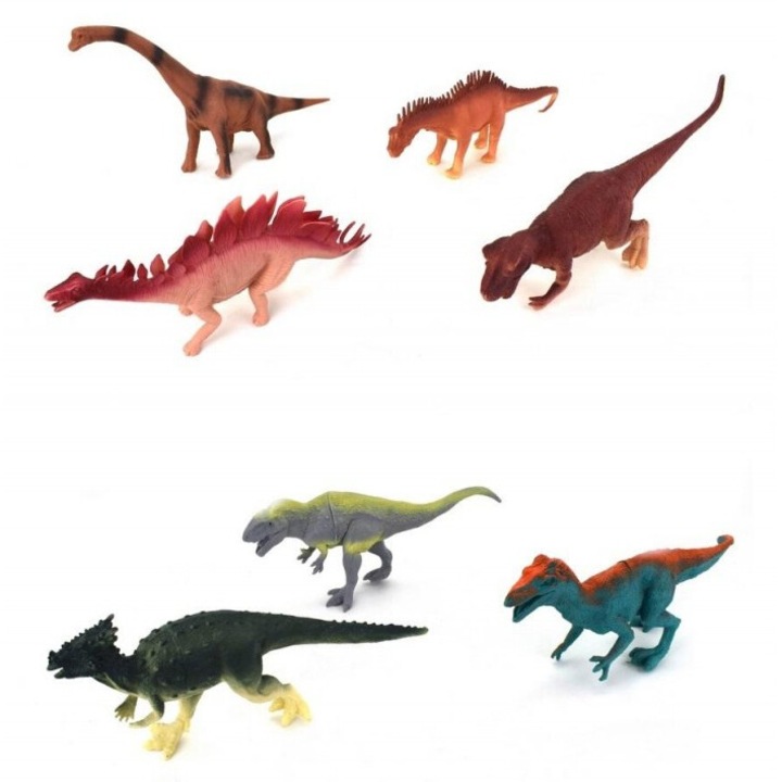 8 db-os dinoszaurusz figura készlet Pro Kids, műanyag, 25 cm, többszínű, 3+ év