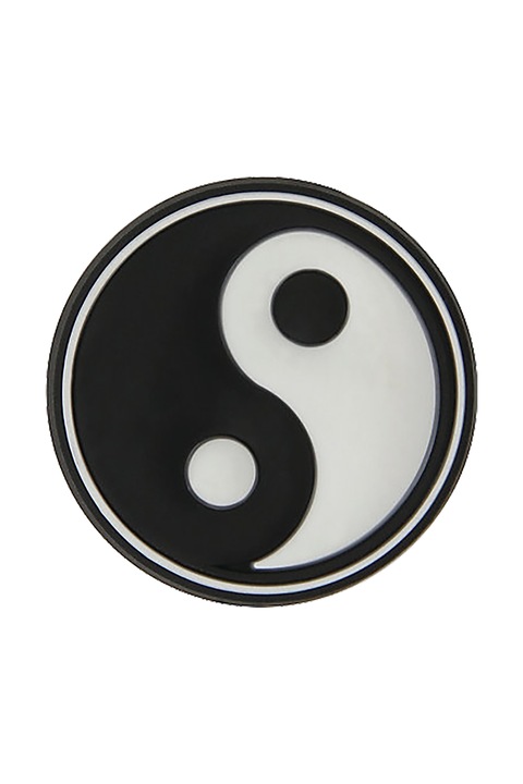 Crocs, Джибиц с дизайн на Yin&Yang, Черен, Бял