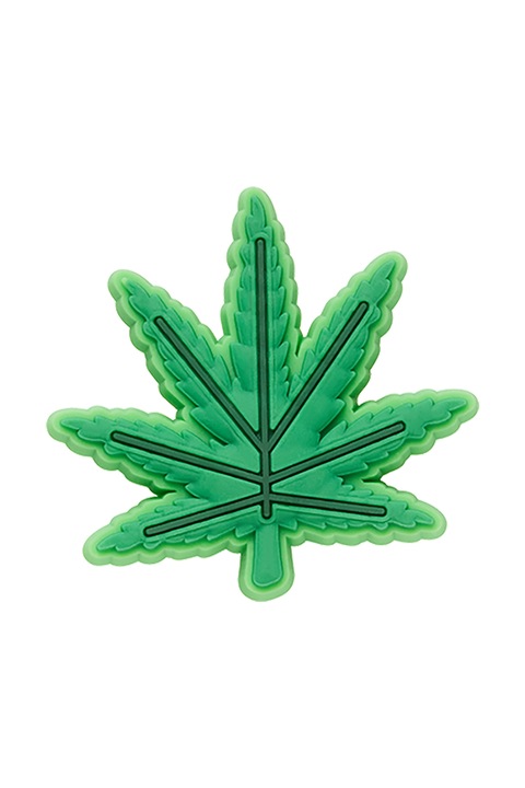 Crocs, Джибиц с дизайн на листо, Зелен