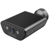 Camera de supraveghere exterior Ezviz EB5 Wi-Fi cu incarcare solara, Mod video AOV, Baterie 10400mAh, Rezolutie 4K, IP67, Detectare umana/vehicul AI, Sirena si lumina stroboscopica, Suport MicroSD 512GB, Stocare Ezviz CloudPlay, Negru