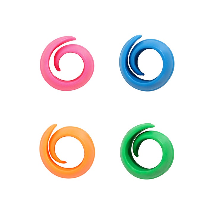 Set de Cleme Fixare Silicon Sunmostar, Antiderapante si Durabile, Multicolor, 12 buc